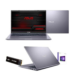 Portátil Asus Vivobook N4000 Pc portátil 15.6 "Pantalla CPU Intel Dual Core Hasta 2.60Ghz/Ram 4Gb Ddr4/Ssd 256Gb/Gráficos Intel HD600/Hdmi Wifi Bluetooth/Windows10 pro/Open Office,teclado querty