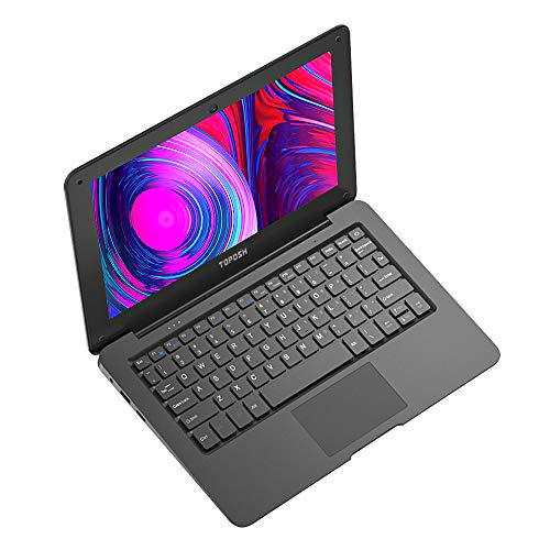 TOPOSH Computadora portátil Windows 10 Intel Atom Z8350 10 pulgadas 2 GB RAM + 32 GB SSD Quad-Core 1.44 GHz