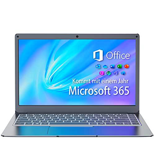 Jumper Ordenador Portátil Microsoft Office 365, Laptop FHD 13,3 Pulgadas (4GB DDR3