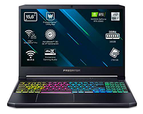 Acer Predator Helios 300 PH315-53 - Ordenador Portátil Gaming 15.6" Full HD
