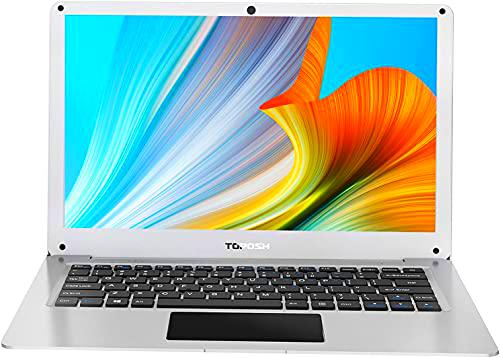 Toposh - Ordenador portátil de 12,5 pulgadas, 4 GB de RAM + 64 GB SSD Intel Celeron N3350 Dual-Core gráfico 1.1 GHz