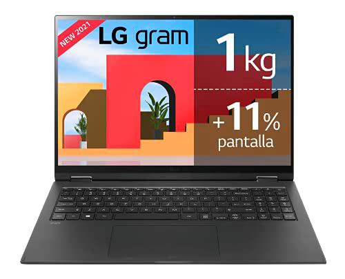 LG gram 16Z90P Windows 11 Home - Portátil Ultraligero de 40,6cm (16") WQXGA 16:10 IPS (1,2 Kg