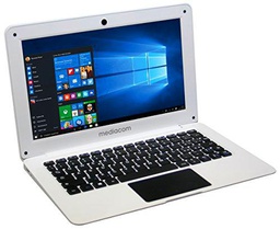 Mediacom SmartBook 11 Blanco Portátil 26,9 cm (10.6") 1366 x 768 Pixeles 1,33 GHz Intel® Atom™ Z3735F