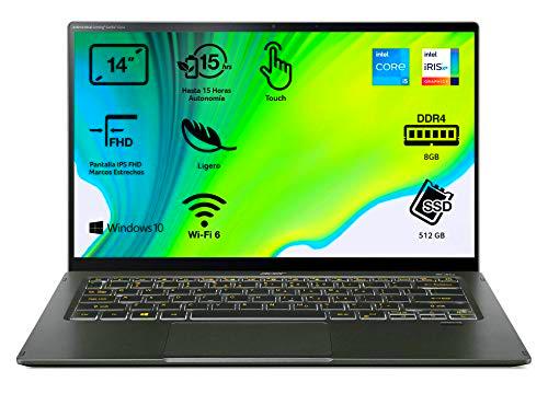 Acer Swift 5 SF514-55T - Ordenador Portátil de 14" Full HD con Procesador Intel Core i5-1135G7