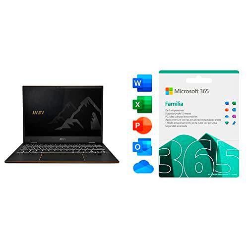 MSI Summit E13 Flip EVO A11MT-003ES - Ordenador portátil de 13.4&quot; FullHD (Intel Core + Microsoft 365 Familia | Box