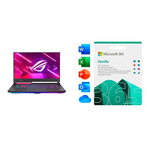 ASUS ROG G513QR-HF120 - Portátil Gaming de 15.6" FullHD 300Hz (Ryzen 7 5800H