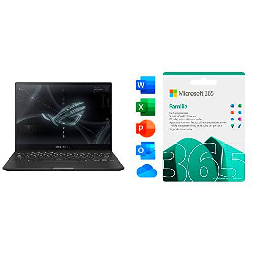 ASUS ROG GV301QH-K6022T - Portátil Gaming de 13.4" WUXGA 120Hz (Ryzen 9 5900HS