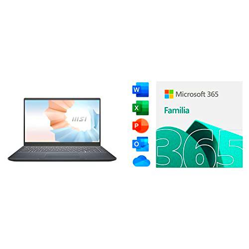 MSI Modern 14 B11MOU-485XES - Ordenador portátil de 14&quot; FullHD (Intel Core i7-1165G7