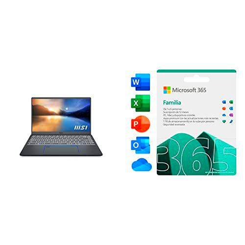 MSI Prestige 14 A11SCS-038ES - Ordenador portátil de 14" UHD (Intel Core i7-1185G7