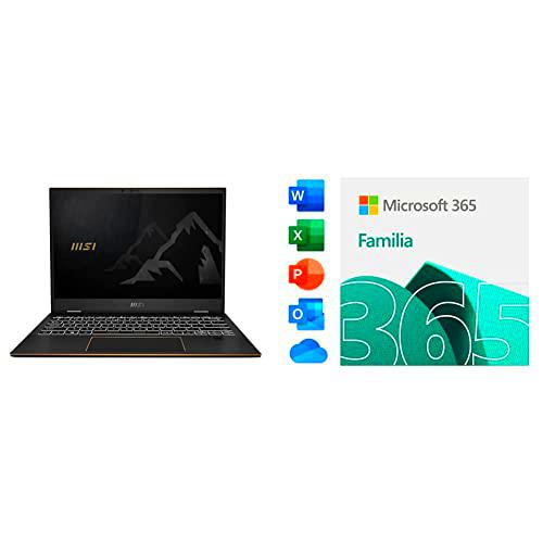 MSI Summit E13 Flip EVO A11MT-003ES - Ordenador portátil de 13.4" FullHD (Intel Core + Microsoft 365 Familia | Código de activación