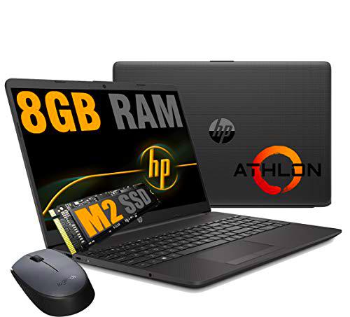 Ordenador portátil HP 255 G8, pantalla HD de 15.6 pulgadas