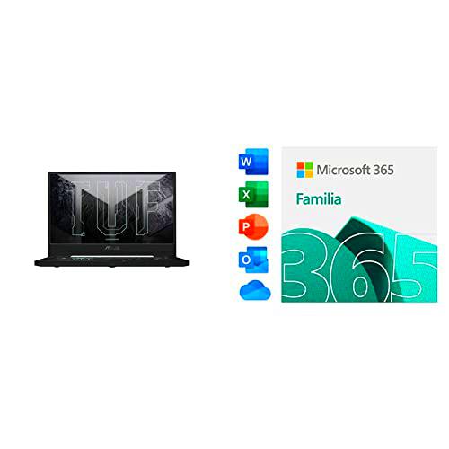 ASUS TUF Dash F15 TUF516PM-HN135 - Ordenador portátil Gaming 15.6" FullHD 144Hz (Inte + Microsoft 365 Familia | Código de activación