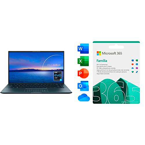 ASUS ZenBook 14 Ultralight UX435EAL-KC096T - Portátil de 14" Full HD (Intel Core i7-1 + Microsoft 365 Familia | Box