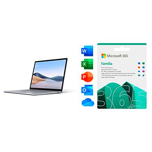 Microsoft Surface Laptop 4 - Ordenador portátil de 15" táctil (Ryzen™ 7 4980U