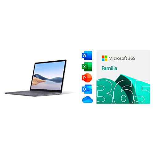 Microsoft Surface Laptop 4 - Ordenador portátil de 13.5" táctil (Intel Core i5-1135G7 + Microsoft 365 Familia | Código de activación