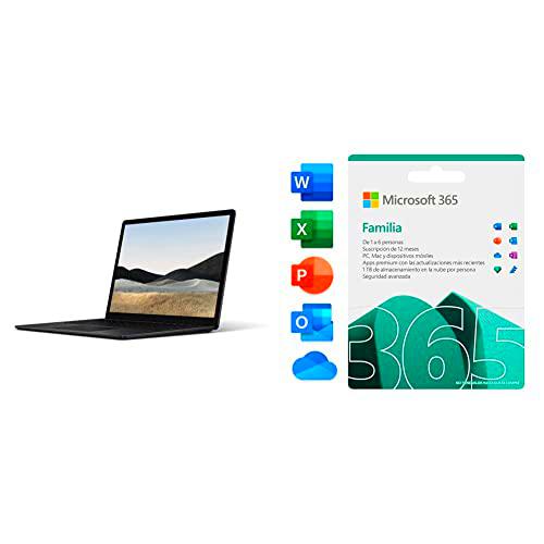 Microsoft Surface Laptop 4 - Ordenador portátil de 13.5" táctil (Intel Core i5-1135G7 + Microsoft 365 Familia | Box