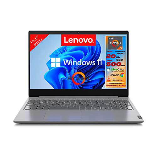 Lenovo, Ordenador portátil con pantalla FHD de 15,6 pulgadas