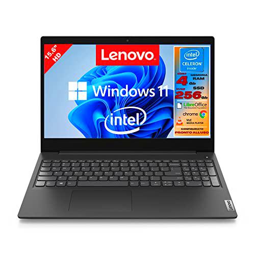 Lenovo, Ordenador portátil, pantalla Full HD de 15,6 pulgadas