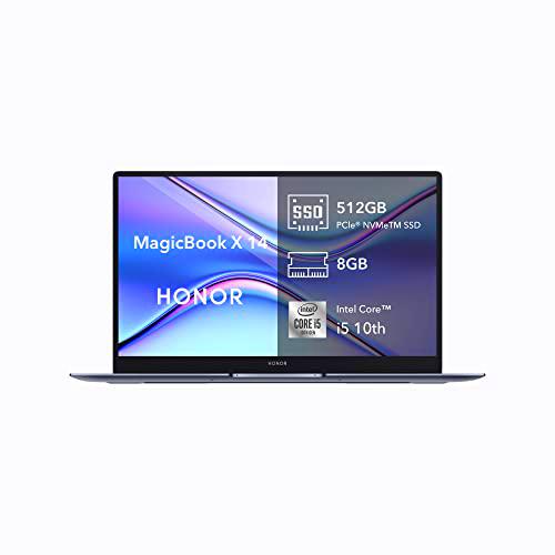 HONOR MagicBook X14 - Ordenador Portátil de 14" FullView Laptop(Intel Core i5-10210U