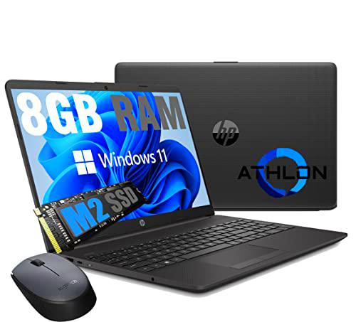 Ordenador portátil HP 255 G8 PC portátil, pantalla HD de 15.6 pulgadas