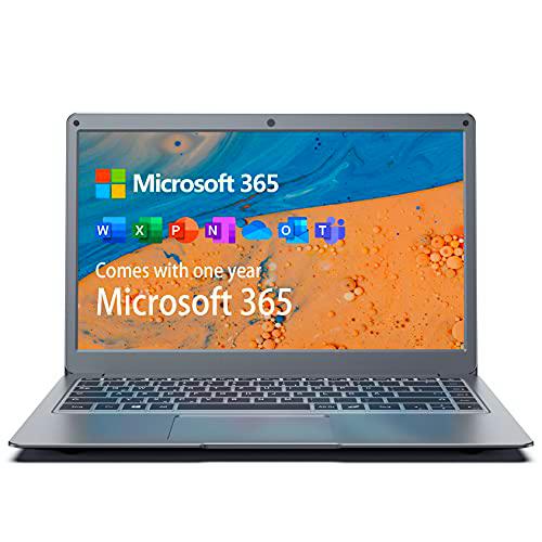 ANSTA Ordenador portátil 13.3&quot; FullHD (4GB RAM 64GB ROM Laptop Windows 10 Microsoft Office 365 Intel CPU,USB 3.0
