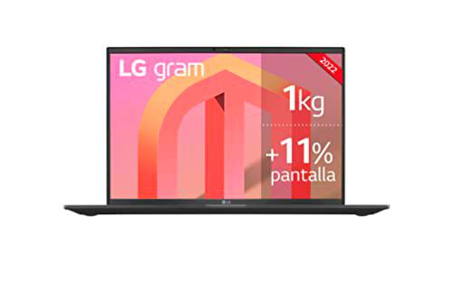 LG Gram 14Z90Q-G.AA75B - Ordenador Portátil ultraligero 35,56cm (14") WUXGA 16:10 IPS; 1kg; 18.5h; Intel EvoTM i7 12ª gen.