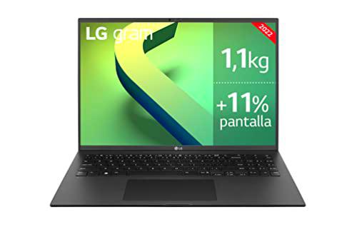 LG gram 16Z90Q - Portátil Ultraligero de 40,6cm (16") WQXGA 16:10 IPS (1,2 kg