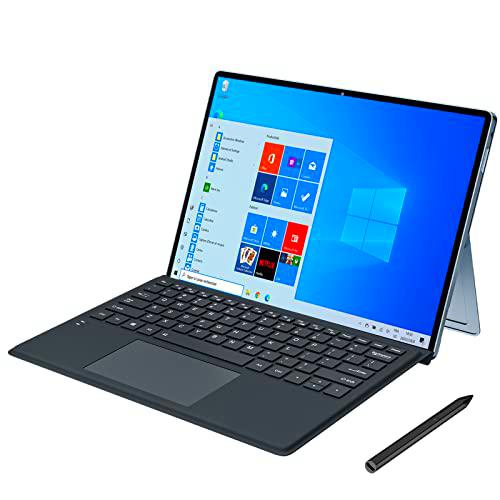 KUU Laptop 2 en 1 de, Ordenador Portatil 16GB RAM 512GB ROM Intel Core I7-8550U CPU Laptop 12.6 Pulgadas 2160 x 1440 IPS Pantalla táctil Carcasa de Metal Tablet PC