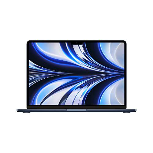 2022 MacBook Air de 13 polegadas: Processador M2 da Apple com CPU 8‑Core e GPU 10‑Core, 512 GB SSD