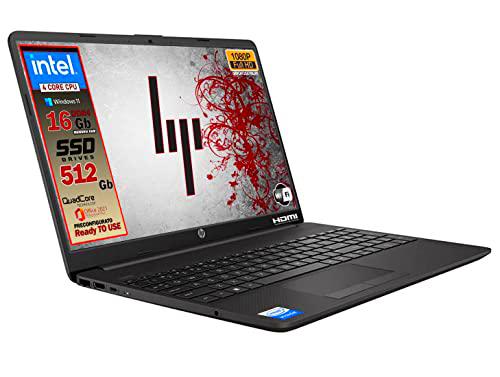HP 250 G8 Notebook portátil, Intel 4120 4 núcleos, SSD de 512 GB