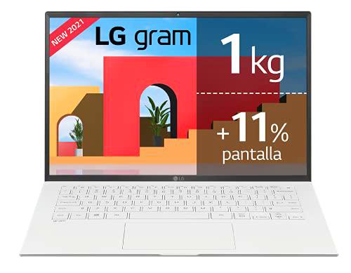 LG gram 14Z90P-G.AA68B Windows 11 Home Portátil Ultraligero de 35,56cm (14") WUXGA 16:10 IPS (1kg