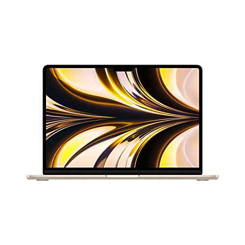 2022 MacBook Air de 13 polegadas: Processador M2 da Apple com CPU 8‑Core e GPU 10‑Core, 512 GB SSD