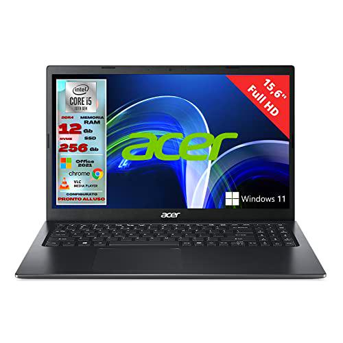 Acer, Ordenador portátil, Intel 4 Core i5 10Th hasta 3,6 GHz