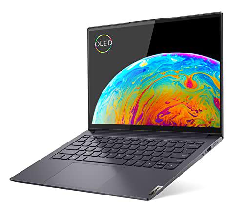 Lenovo Yoga Slim 7 Pro - Ordenador Portátil 14" 2.8K OLED 90Hz (AMD Ryzen 7 5800H,16GB RAM,512GB SSD,AMD Radeon Graphics,Windows 11 Home) Gris