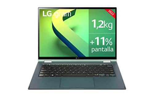 LG gram 14T90Q-G.AA79B - Convertible 2en1 ultraligero 35,5cm (14") WUXGA 16:10 IPS (1.2kg