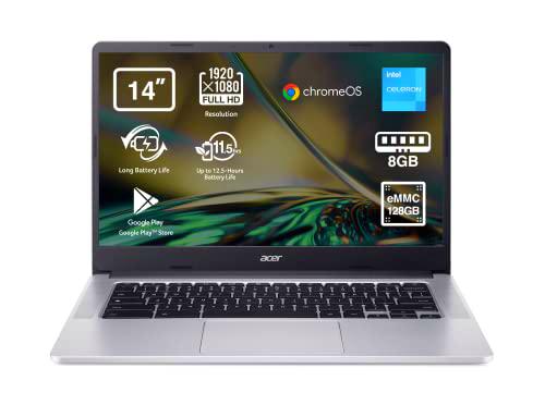 Acer Chromebook 314-3H - Ordenador Portátil 14" Full HD LED
