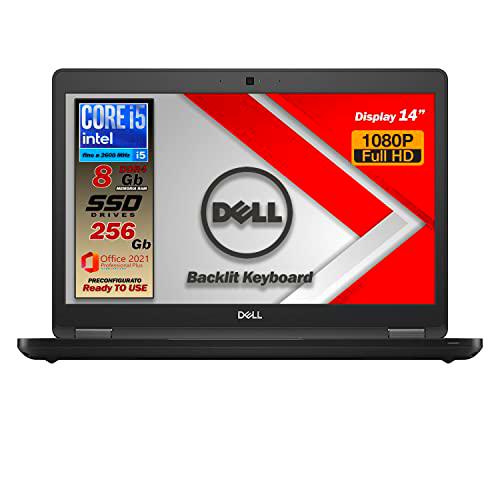 Dell, Ordenador portátil listo para usar, pantalla 14" FullHD