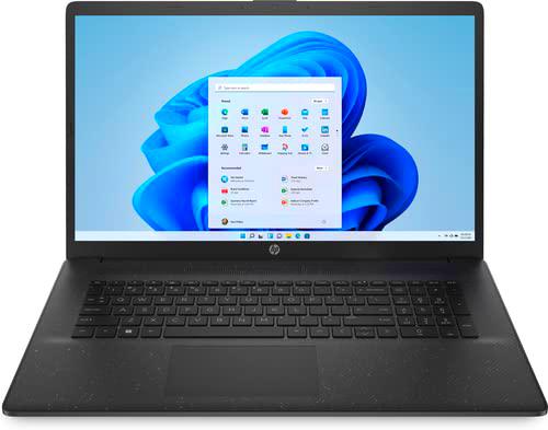 HP Ordenador portátil | Pantalla HD + de 17,3&quot; | Intel Core i5-1235U | 8 GB DDR4 | 256 GB SSD | Tarjeta gráfica Intel Iris Xe | Windows 11 Home | Teclado QWERTZ | Negro Fast Charge