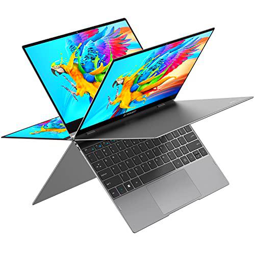 TECLAST Ordenador Portátil Laptop PC Ultraligero 13.3 Pulgadas 360ºPantalla Giratoria F6 Air 8GB 256GB Intel N4100 1080 Full HD IPS Windows 10 Bluetooth HDMI Tipo-C USB 3.0 Micro SD Tarjeta