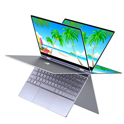 BMAX Y13 2 en 1 Ordenador portátil, táctil Convertible Notebook de 13.3” FHD 1080P Pantalla (Intel Quad Core N4120