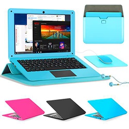 NMY Ordenador portátil Windows 10 Quad Core delgado y ligero