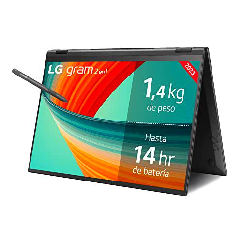 LG gram 16T90R-G.AA75B - Ordenador Portátil, 16 Pulgadas