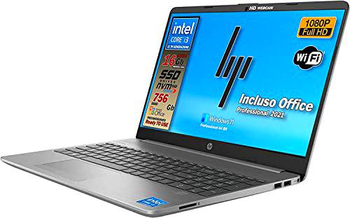 HP 255 G8 Plata - 15.6" - AMD Ryzen 5-16GB - 512GB SSD