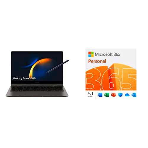 SAMSUNG Galaxy Book3 360 - Convertible 13.3" + Microsoft 365 Personal