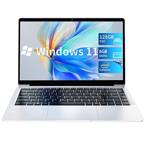 Ordenador Portátil 14" Windows 11 Pro, 6 GB RAM 128 GB SSD