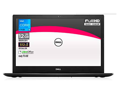 Notebook SSD Dell, CPU Intel i5 de 10 Gen. Hasta 3,9 GHz