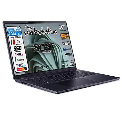 Acer TravelMate P4 Core i7-1260P de 12 núcleos, pantalla 16&quot; iPS FullHD
