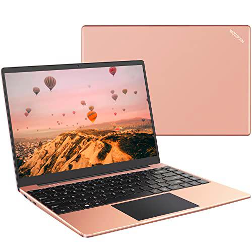 14" Portatil 6GB DDR4 256GB SSD Intel N4020(Hasta 2.8Ghz) 2-Core Windows 11 PC 1920x1080 FHD Dual WiFi BT 4.2 Soporta 1TB SSD Expansión con Ratón Inalámbrico para Trabajo-Estudio-Aprendizaje-Oro