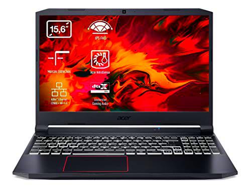 Acer Nitro 5 AN515-54 - Ordenador Portátil de 15,6" Full HD con Procesador Intel Core i7-9750H