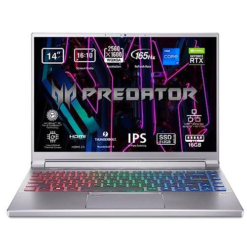 Acer Notebook Predator Triton 300 SE PT314-52s-76F0 QWERTY Español i7-12700H 512 GB SSD 14" 16 GB RAM